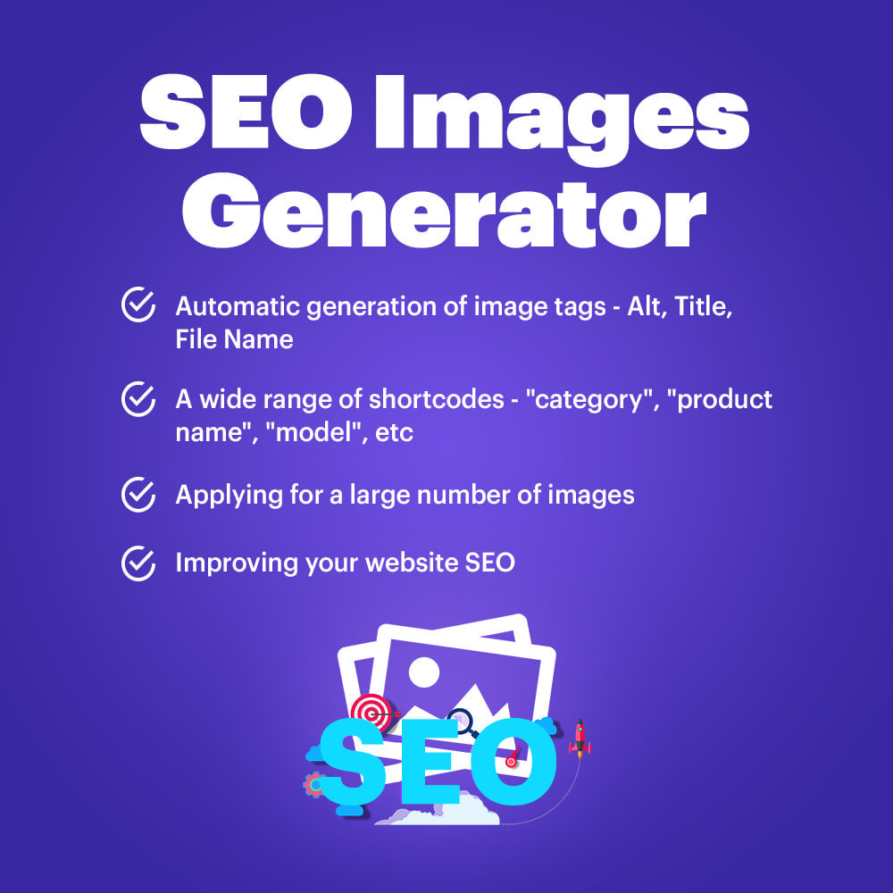 Module SEO Images Generator - Alt, Title, File Name