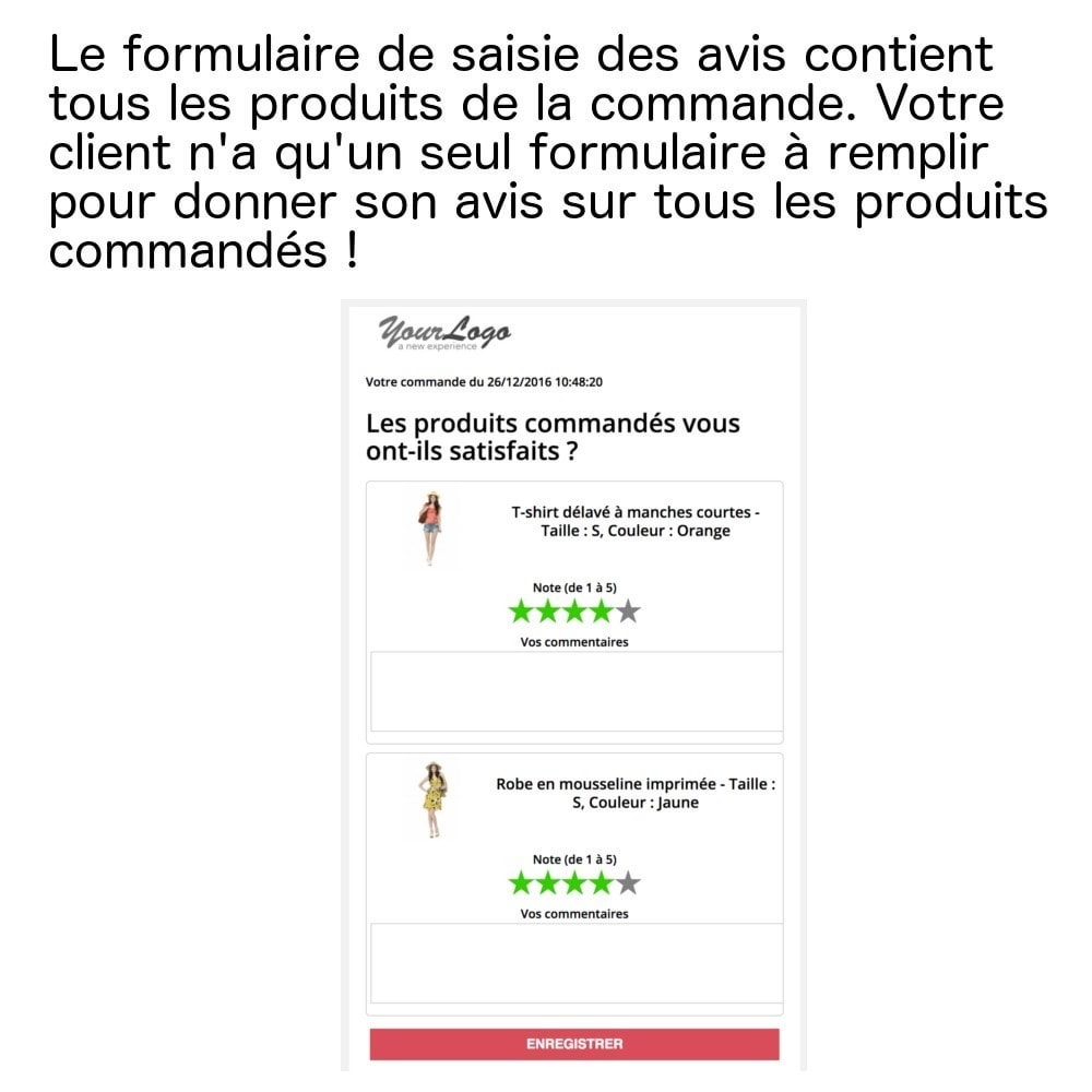 Module Avis produits sur une seule page (+ envoi e-mails) !