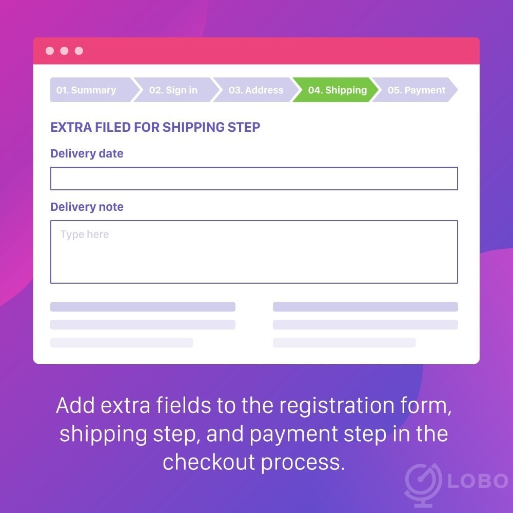 Module 2in1 Custom registration fields, Custom checkout fields