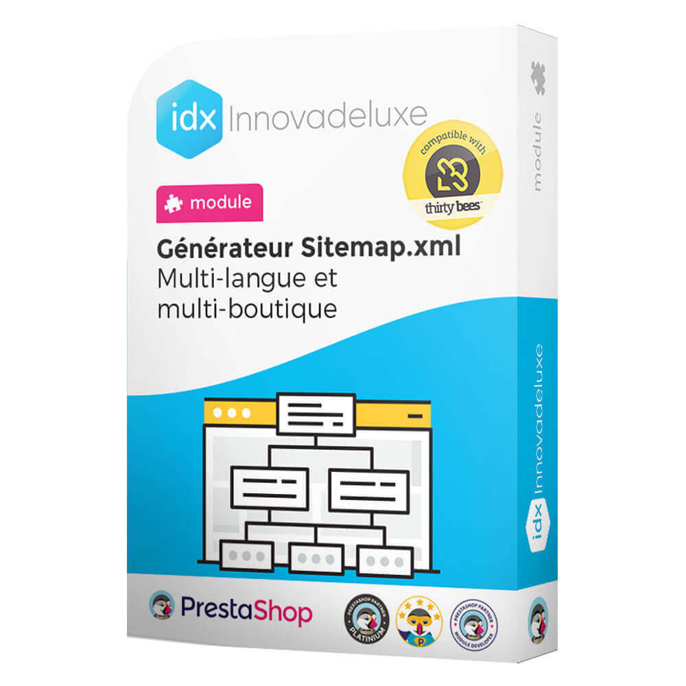 Module Générateur de sitemap.xml multilangue et multiboutique