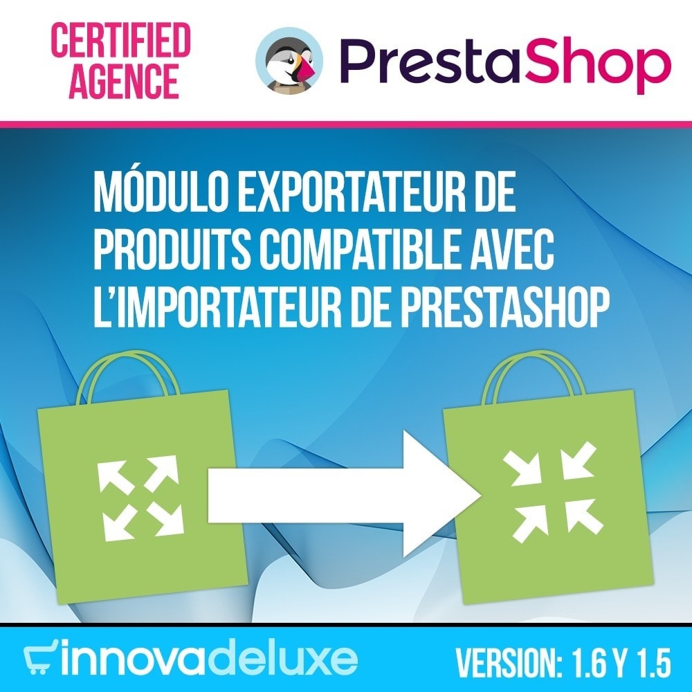 Module Exportateur compatible avec l’importateur de Prestashop
