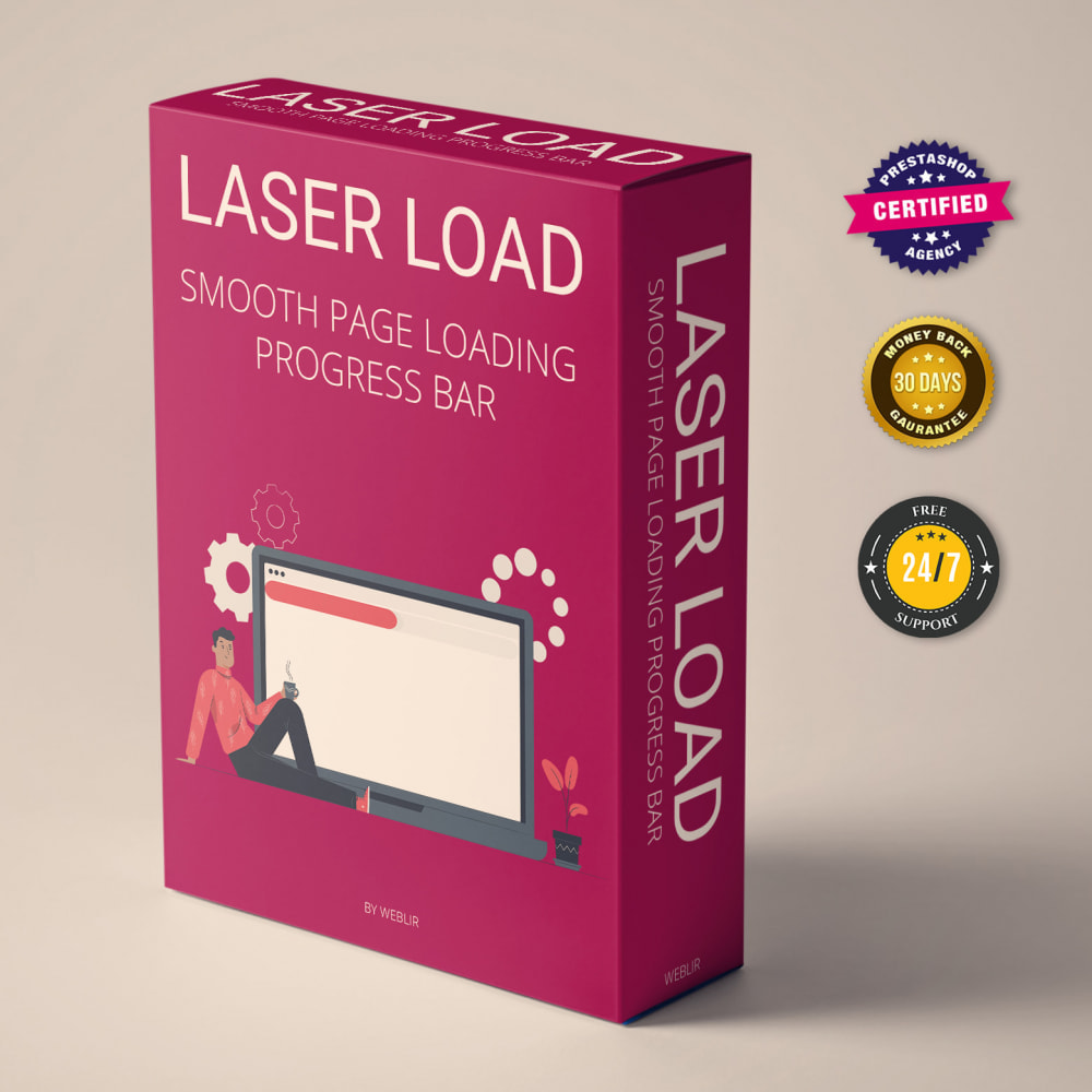 Module Laser Load - Smooth page loading progress bar