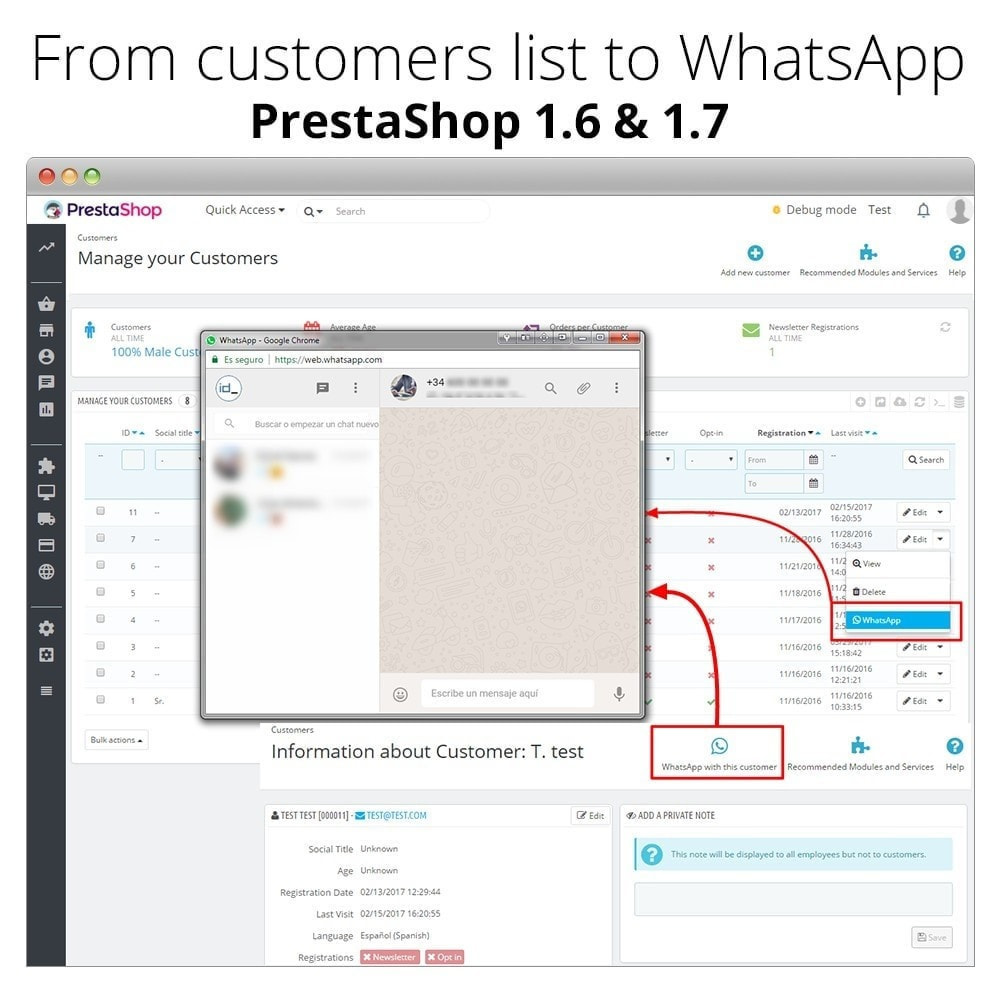 Module Whatsapp Chat Pro