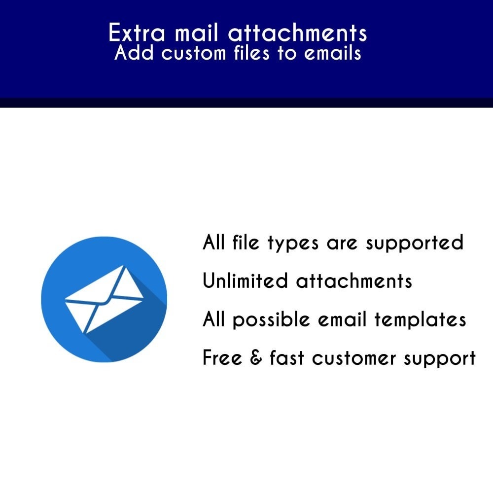 Module Extra mail attachments - Add custom files to emails