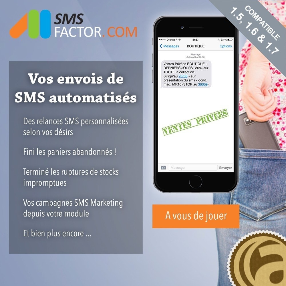 Module Campagnes SMS automatisées