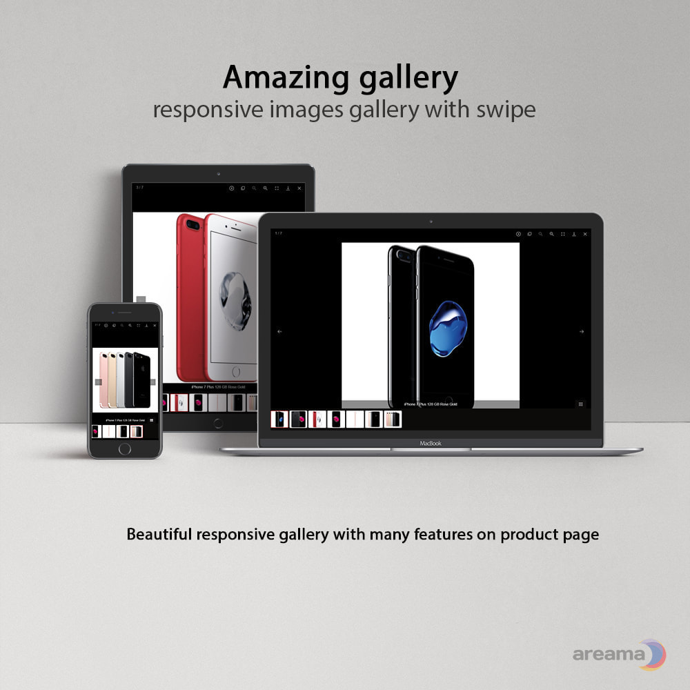 Module Amazing gallery: responsive images gallery + Zoom