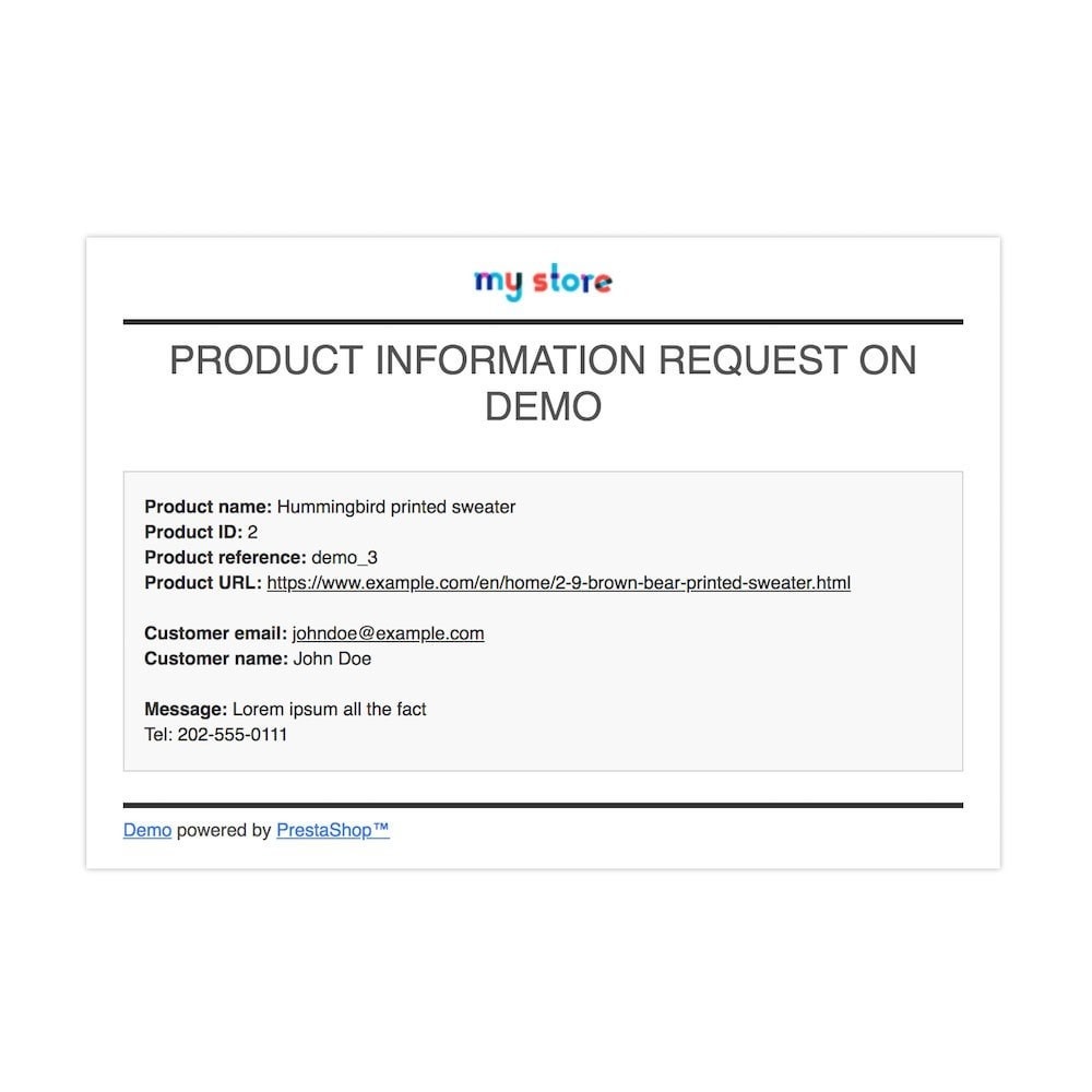 Module Product Info Requests