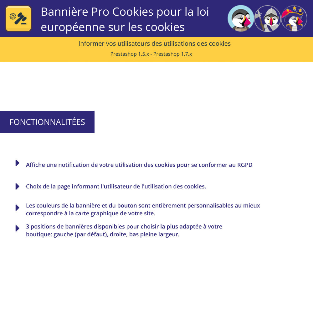 Module Bannière De Cookies Pour La Loi Européenne Des Cookies
