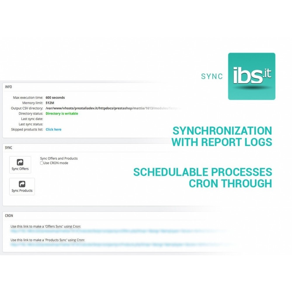 Module Sync with IBS.it marketplace