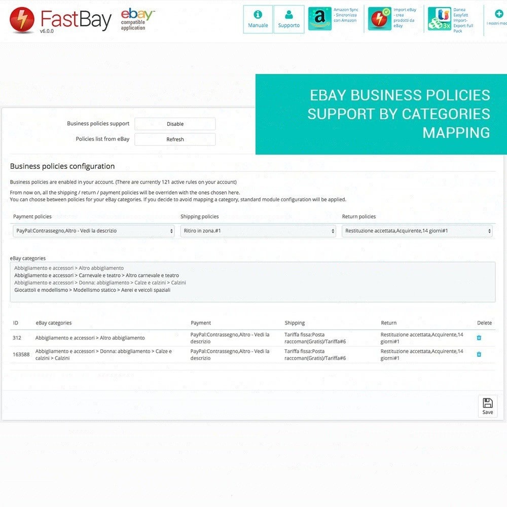 Module FastBay - eBay Marketplace synchronisation