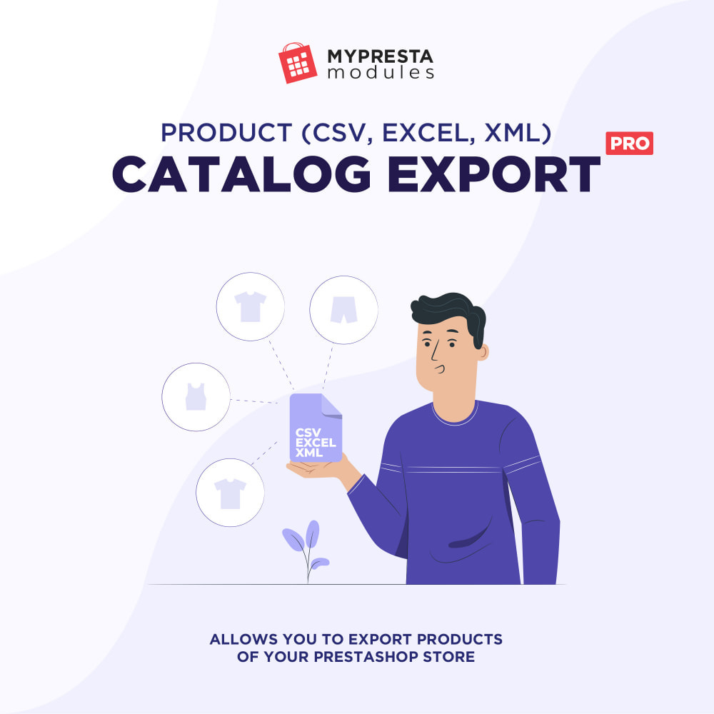 Module Product Catalog (CSV, Excel, XML) Export PRO