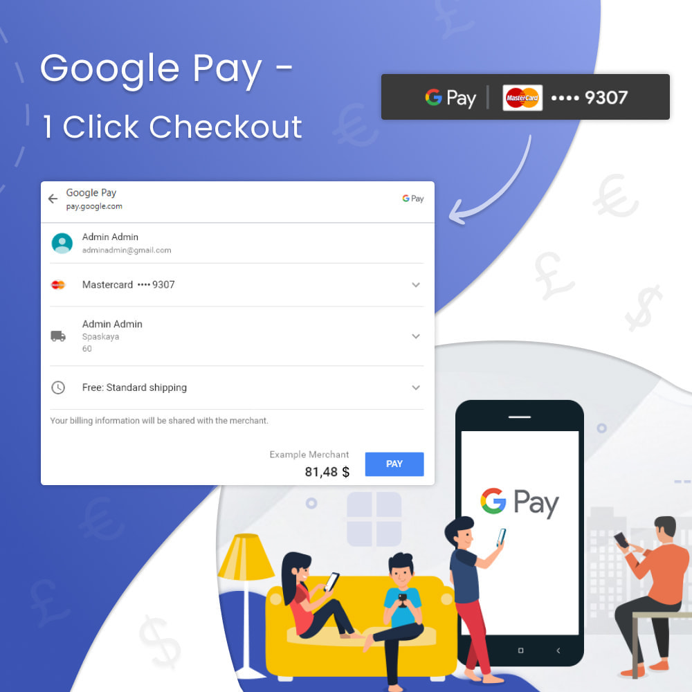 Module Google Pay - 1 Click Checkout