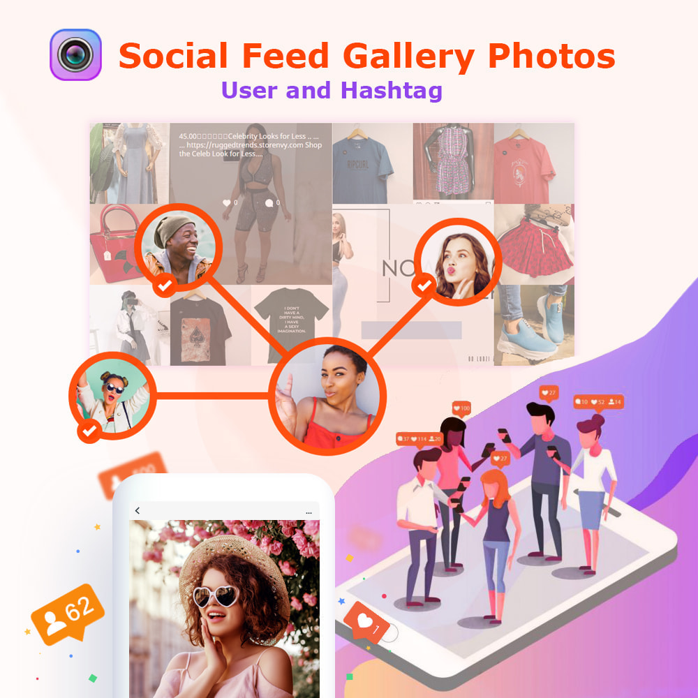 Module Instagram Feed Gallery Photos User and Hashtag NEW API
