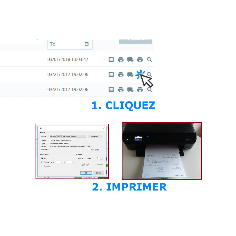 Module Impression masse & rapide – facture & bordereaux - DPP