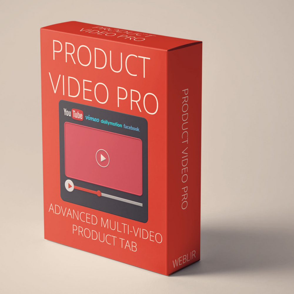 Module Product video PRO - Multi-video product tab