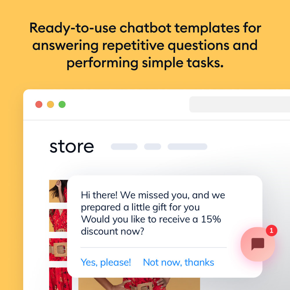 Module Chatbots, Live Chat and Messenger by Tidio