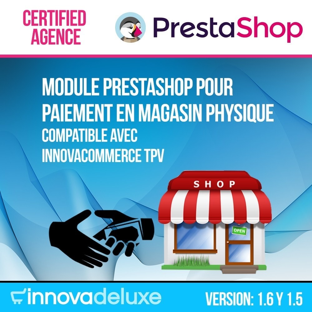 Module Paiement en magasin physique (commission optionnelle)