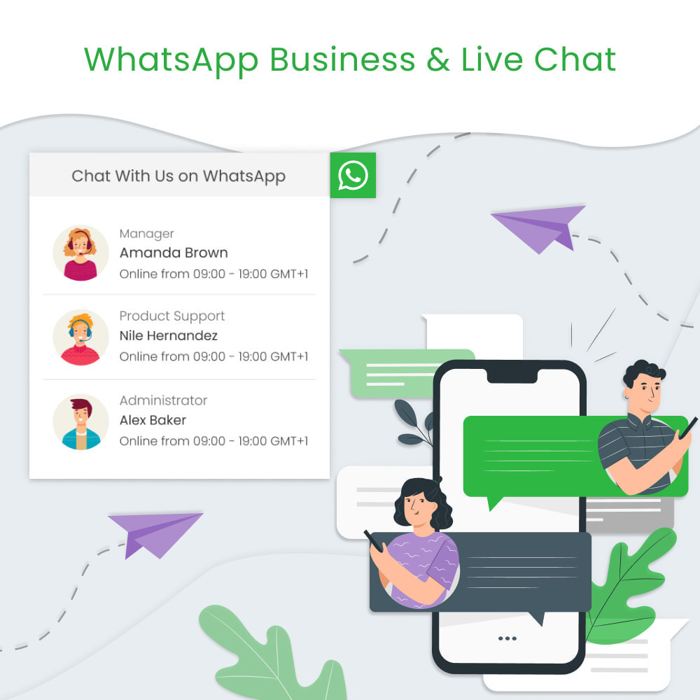 Module WhatsApp Business & Live Chat