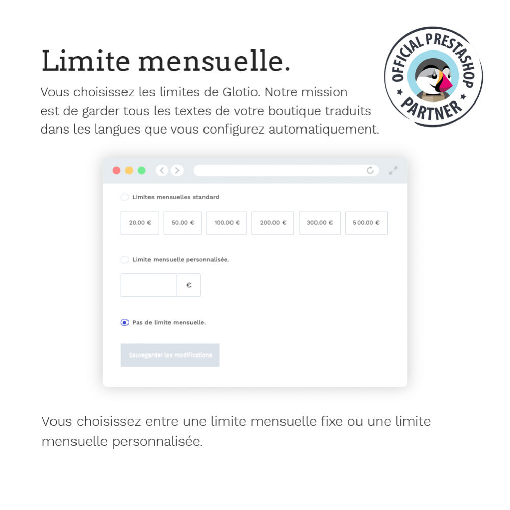 Module Glotio -Traduisez PrestaShop dans plus de 50 langues