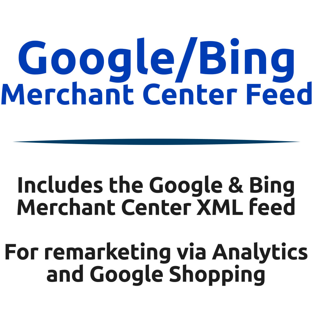 Module Google/Bing Merchant Center XML Product Feed