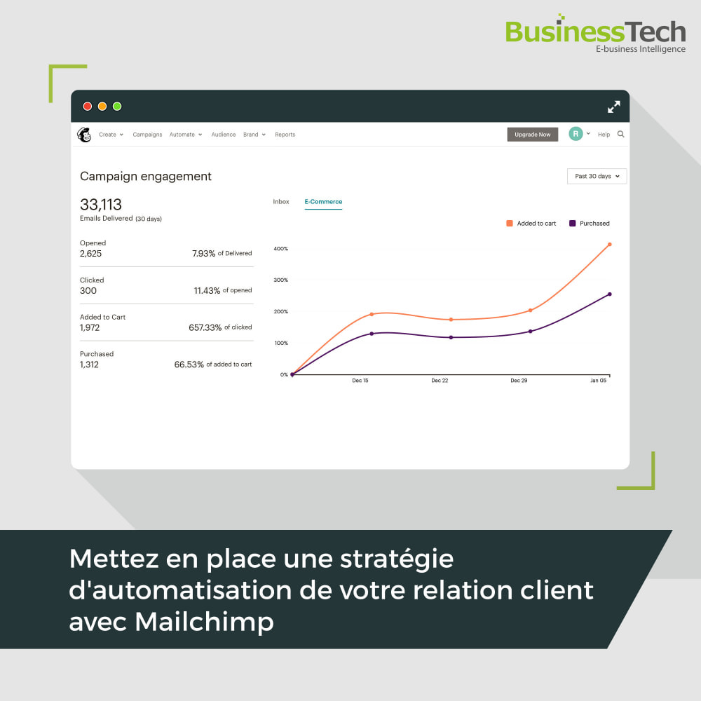 Module Newsletter & Marketing automation avec Mailchimp