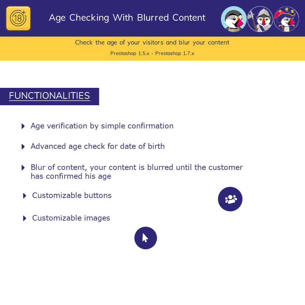 Module Vérification de l'âge pour le contenu réglementé Pro