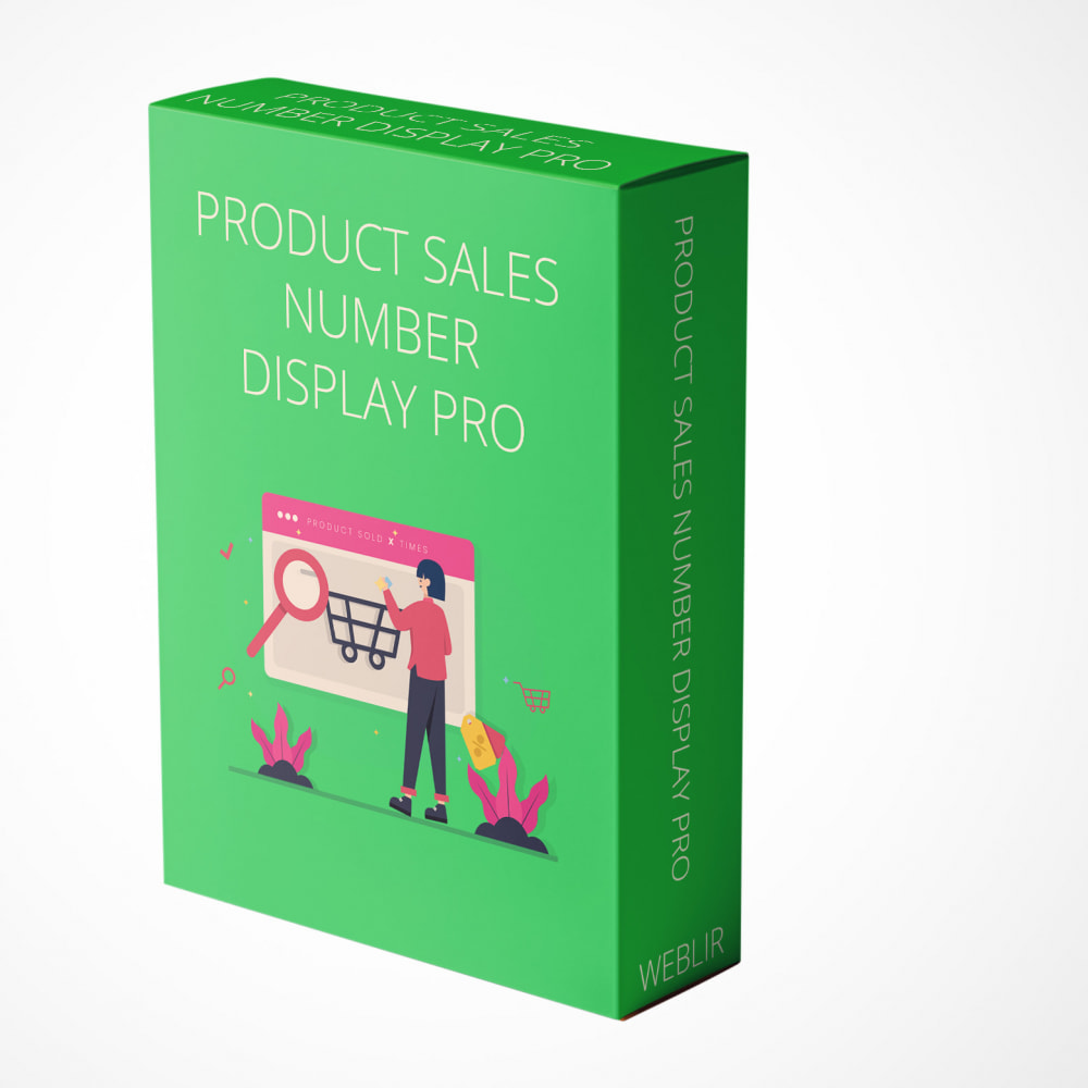 Module Product Sales number display PRO