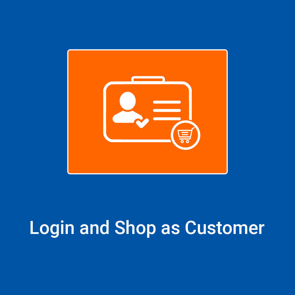 Module Login and Shop as Customer