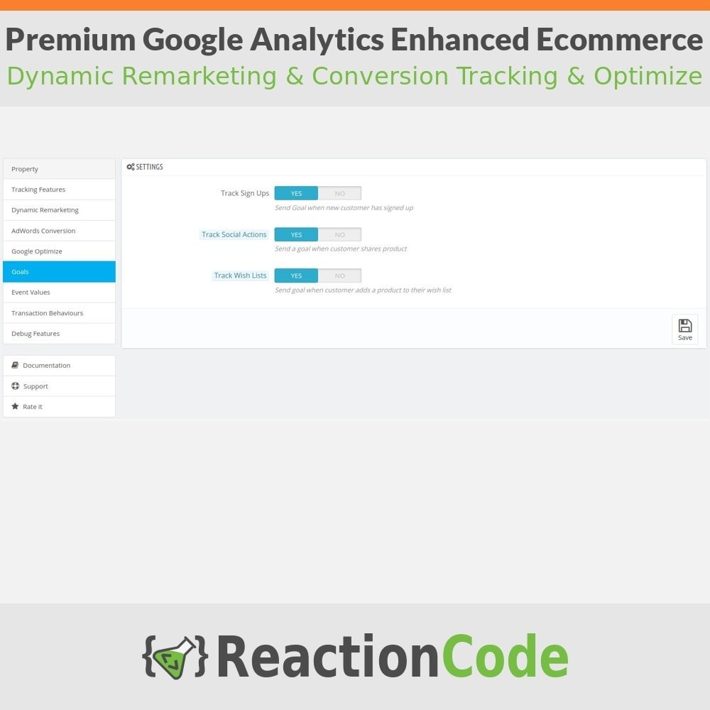Module Premium Google Analytics Enhanced Ecommerce