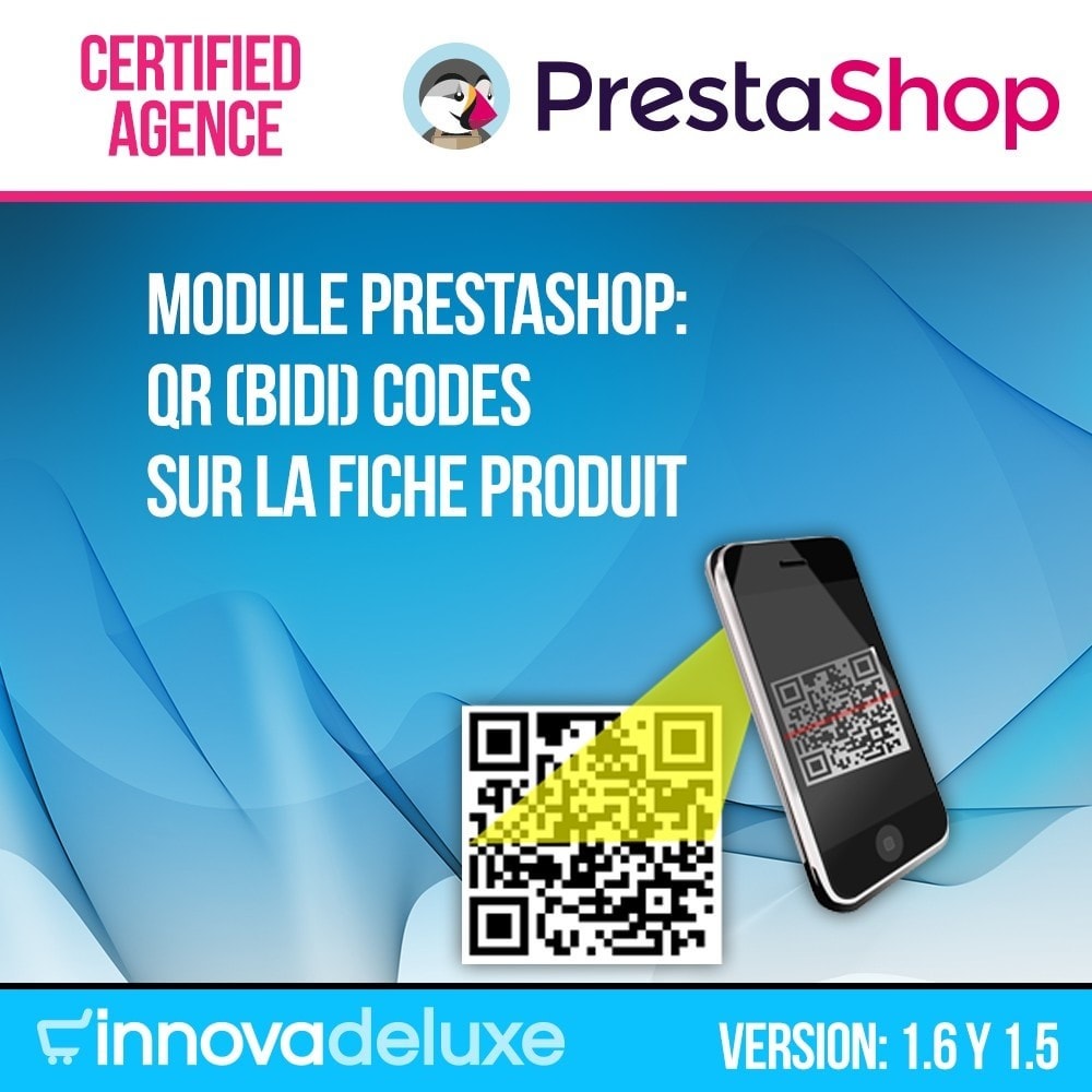 Module QR Codes sur la fiche produit (BIDI)