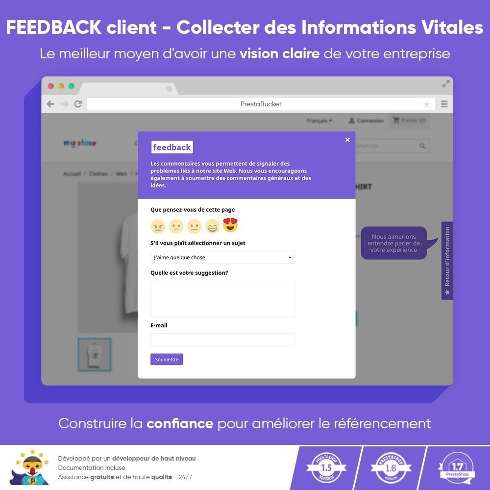 Module Customer FEEDBACK - Recueillir des Informations Vitales