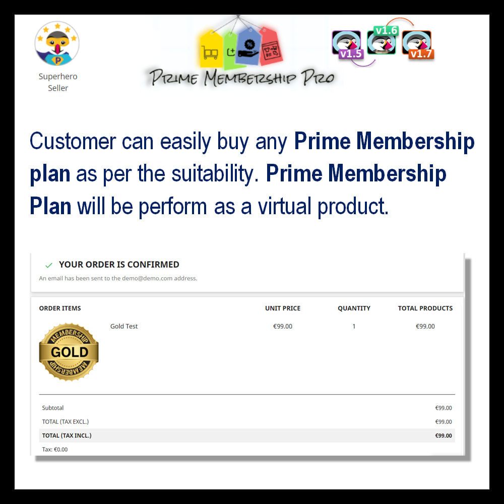 Module Prime Membership Pro