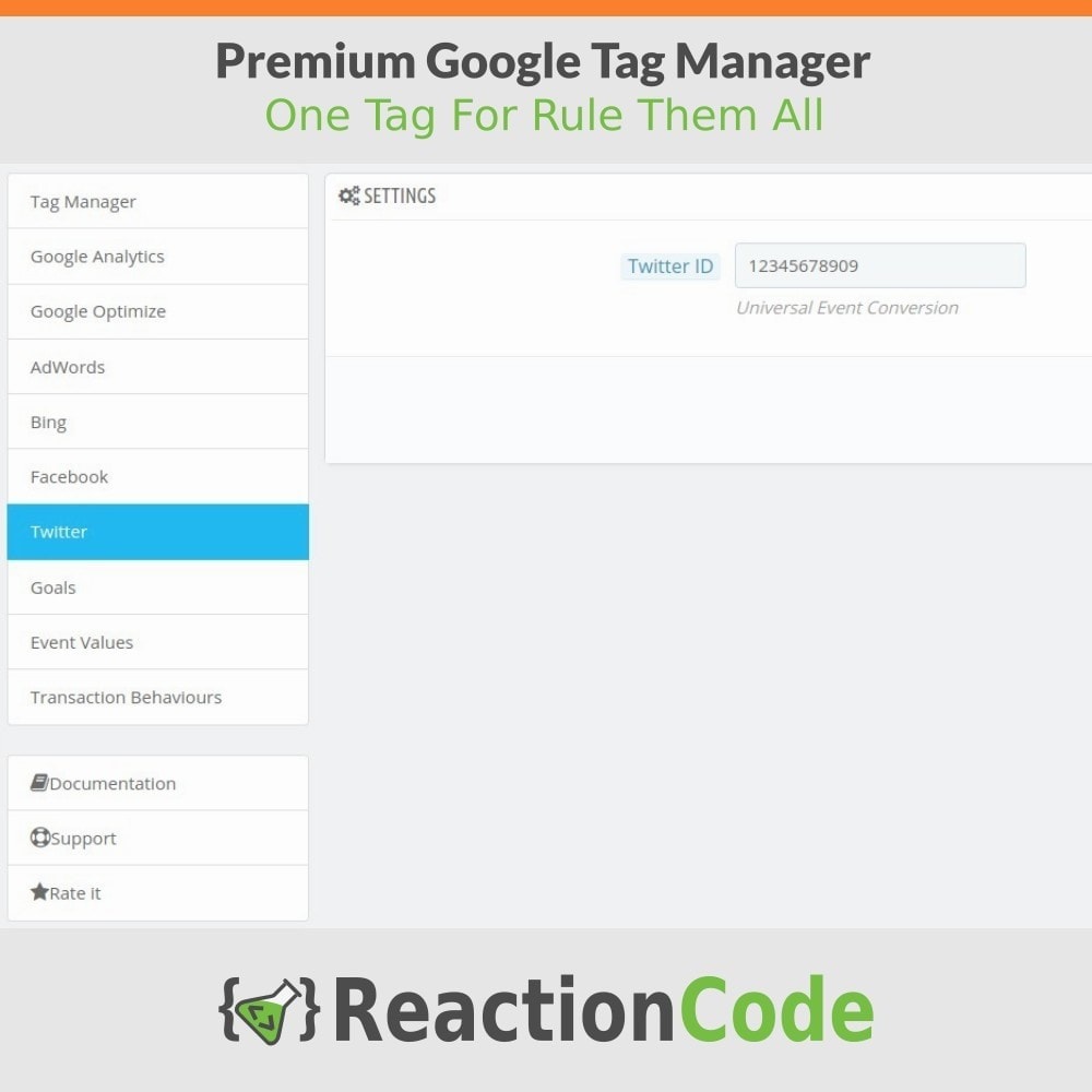 Module Premium Google Tag Manager