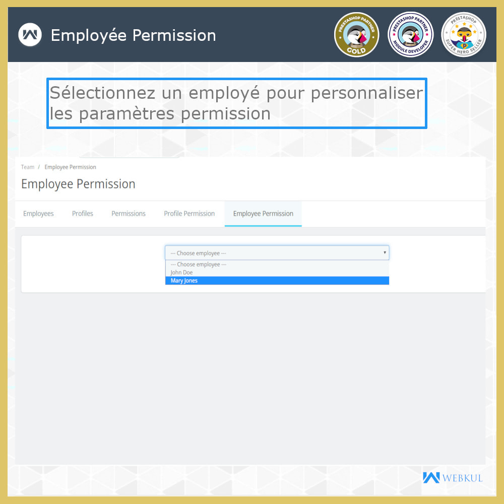 Module Employée Avance Permission | Personnel administratif