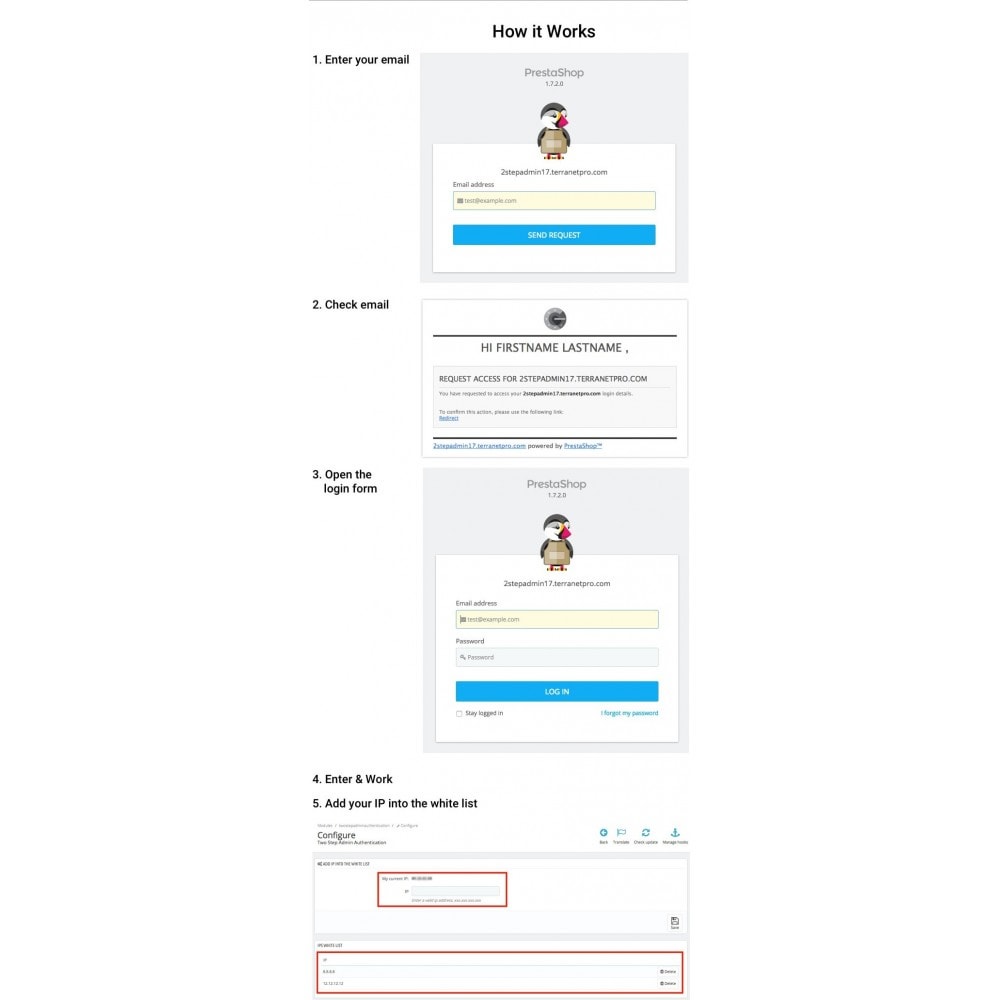 Module Two Step Admin Authentication