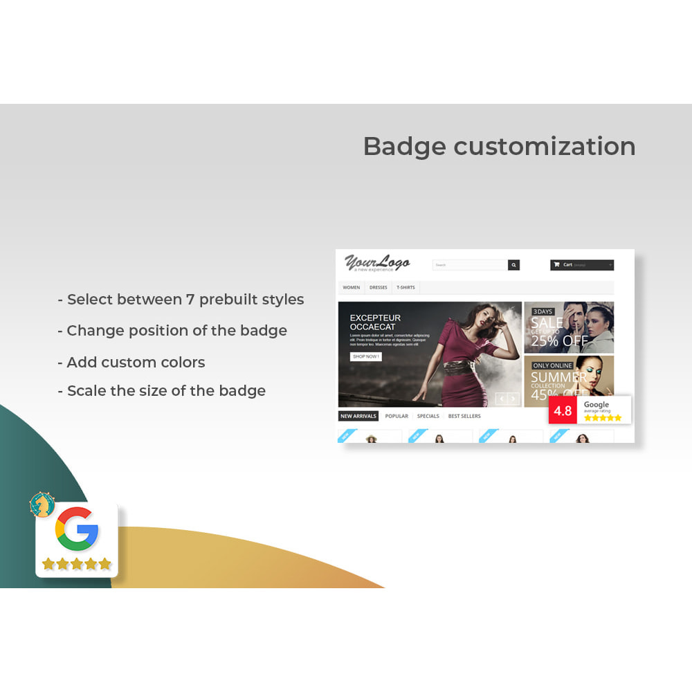Module Google My Business Badge PRO