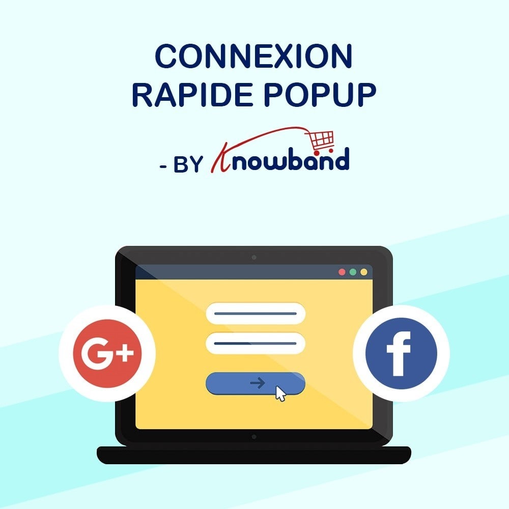Module Knowband - Popup de Connexion Rapide