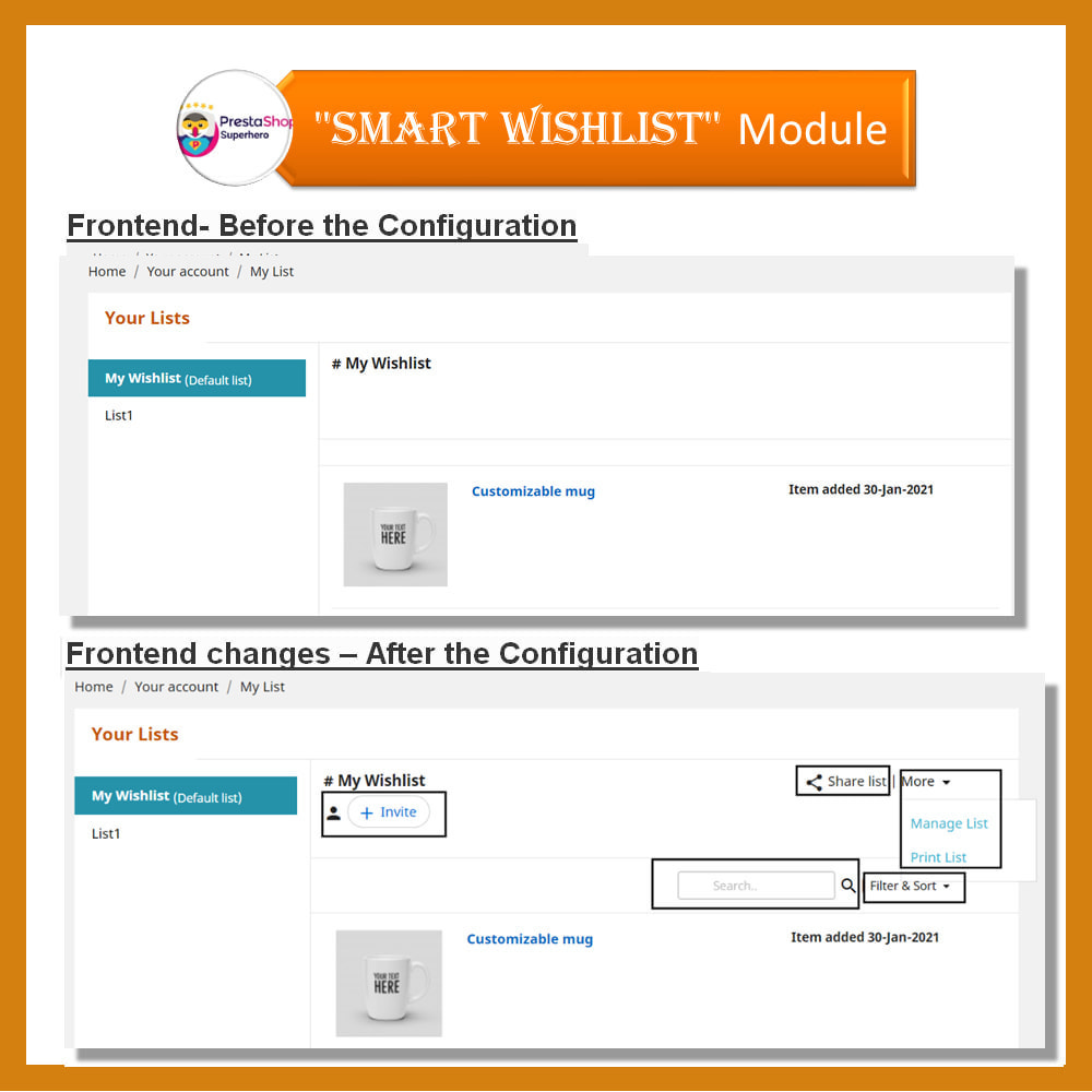 Module Smart Wishlist