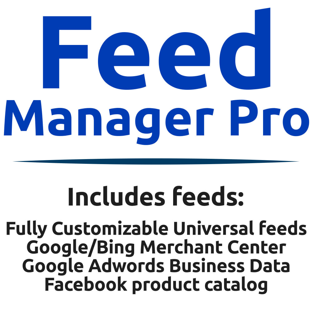 Module Feed Manager Pro (Product feeds for all platforms)