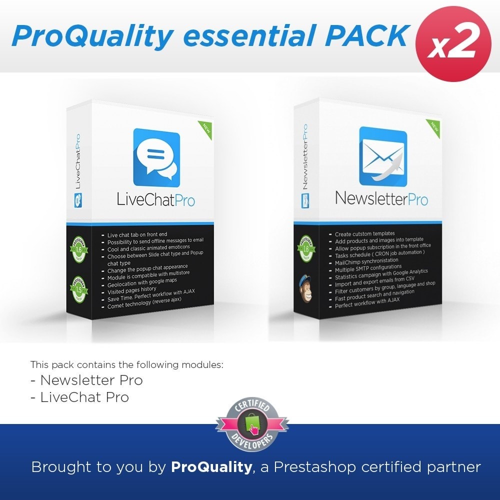 ProQuality essential PACK (x2)