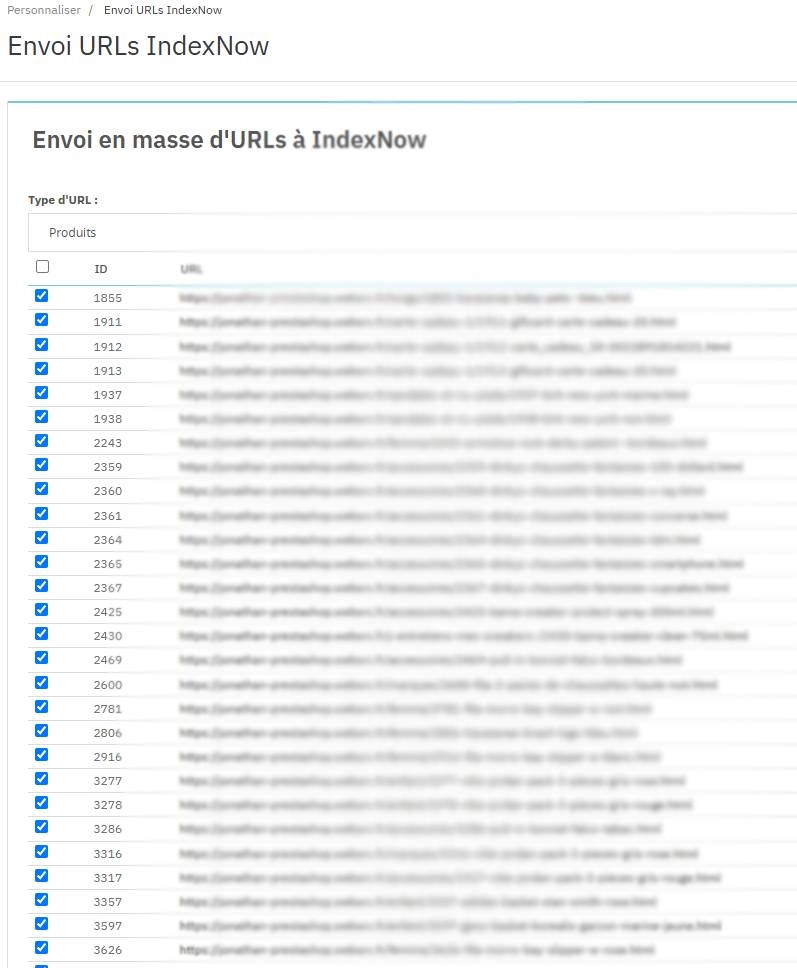 Module Prestashop IndexNow Gratuit - Indexnow Prestashop SEO