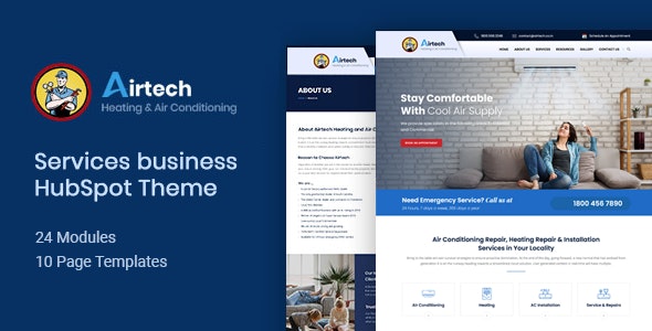 Airtech - Service Hubspot Theme