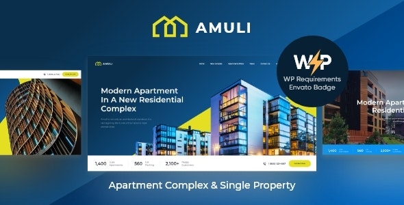 Amuli | Property &amp; Real Estate Marketplace WordPress Theme