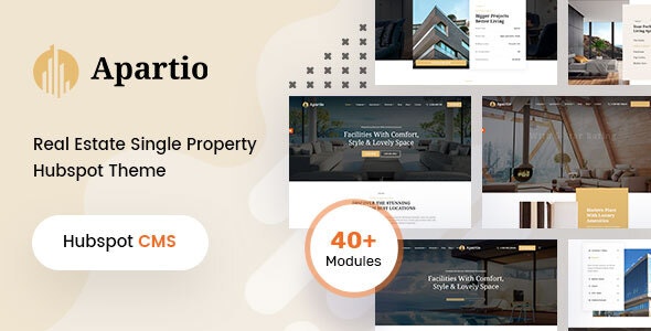 Apartio - Single Property  HubSpot theme