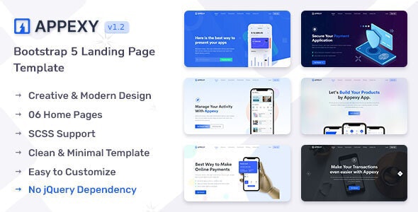 Appexy - Landing Page Template
