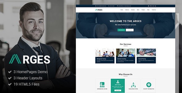 Arges | Corporate &amp; Business HTML5 Template