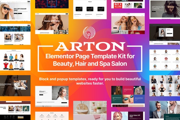 Arton - Beauty &amp; Spa Salon Template Kit
