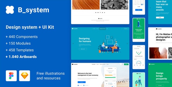 B_system - Massive All in One Design System