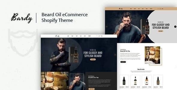 Bardy - Beard Oil Shopify Theme