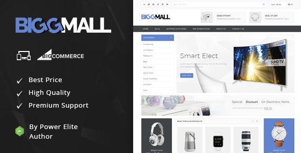BiggMall - Multipurpose Stencil BigCommerce Theme